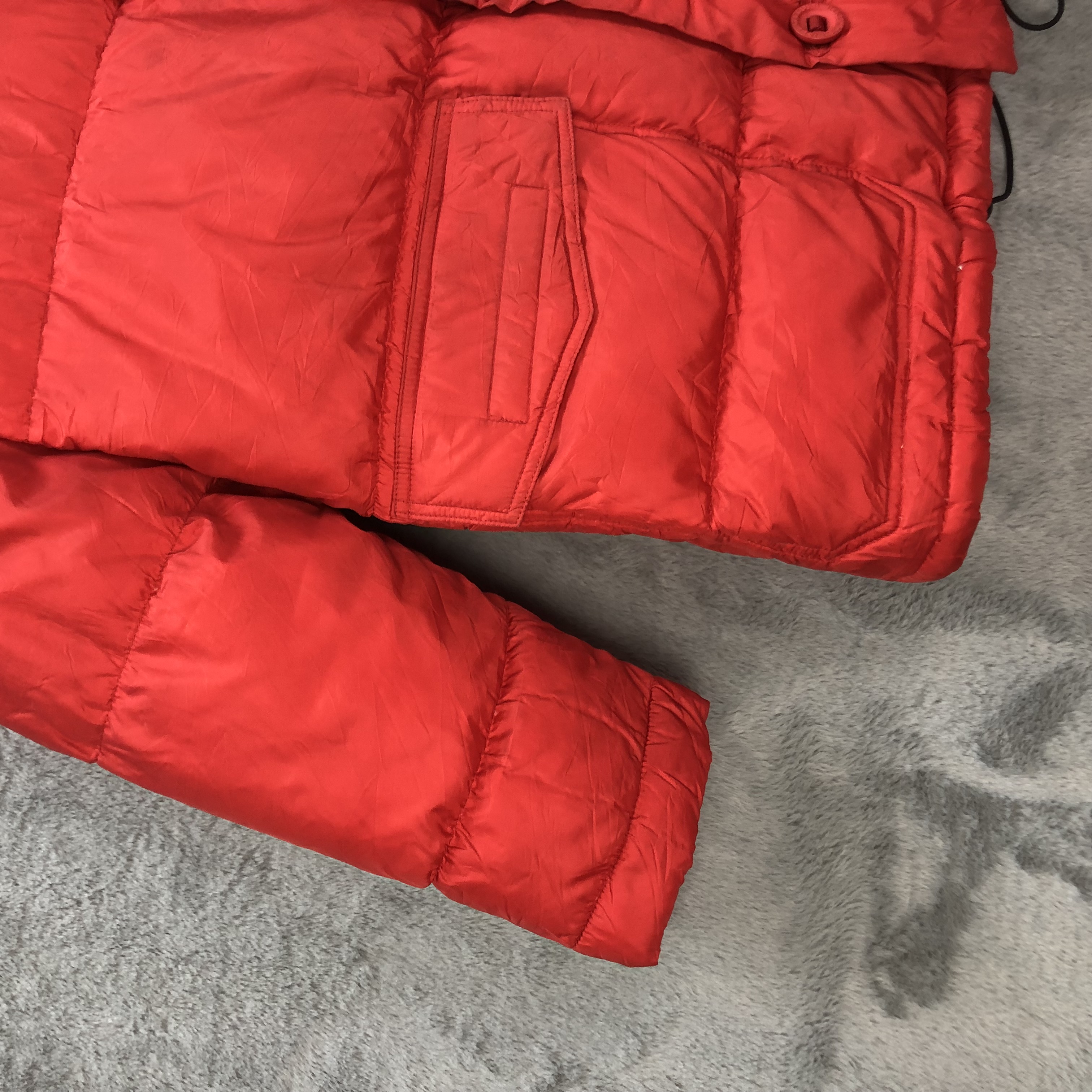 NIGEL CABOURN RED DOWN PUFFER JACKET #6553-73 - 8