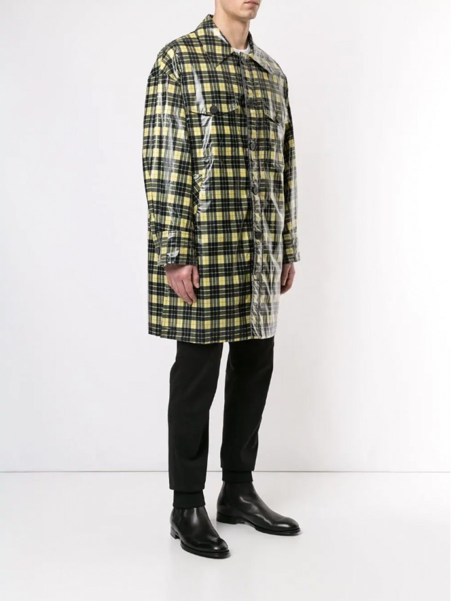 BNWT SS19 WOOYOUNGMI CHECKED BUTTON COAT 48 - 16