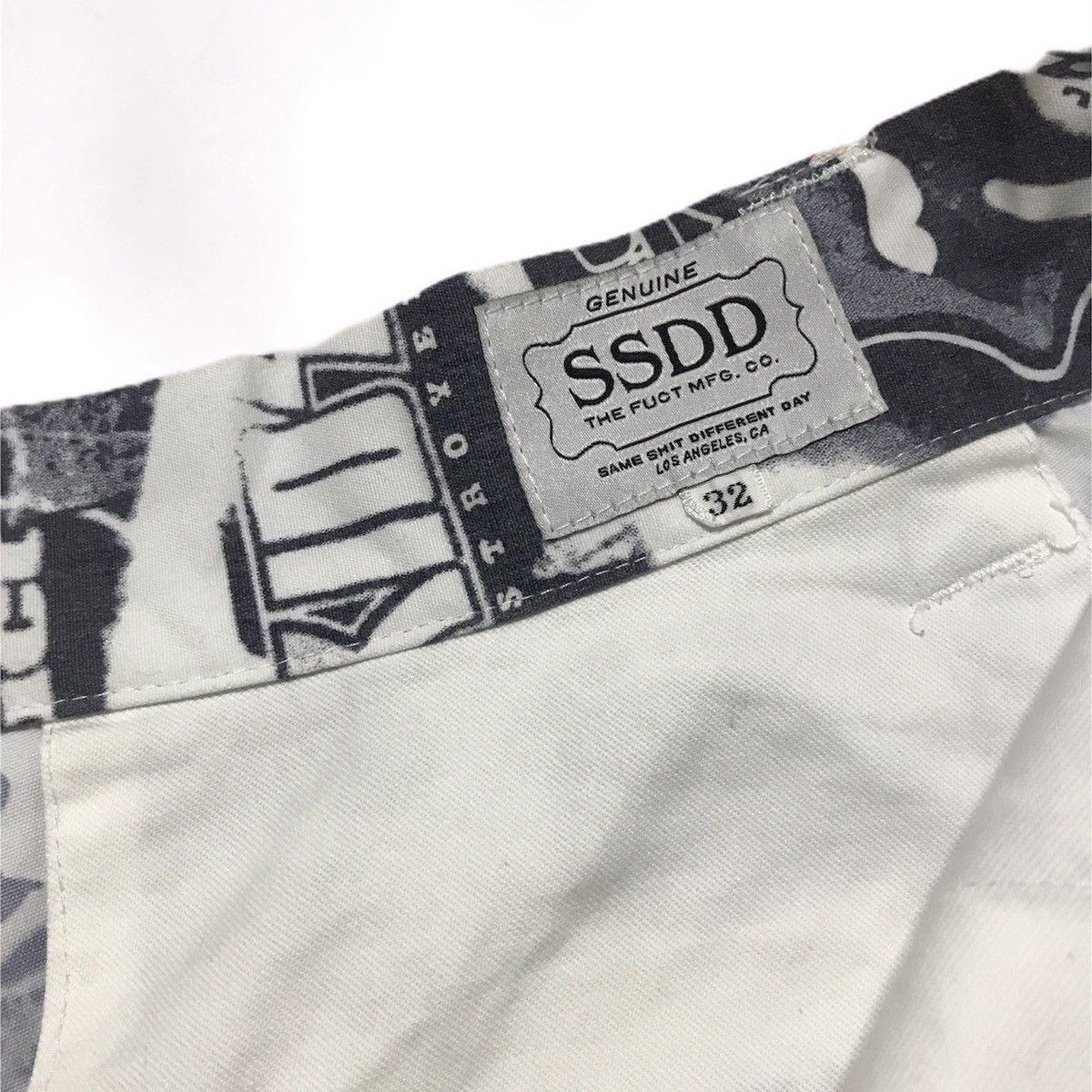 Fuct x SSDD Xerox Pattern short pants S/S 2016 - 3