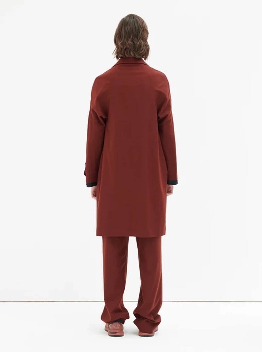 Yann RED LORO PIANA RAIN SYSTEM® WOOL coat - 3
