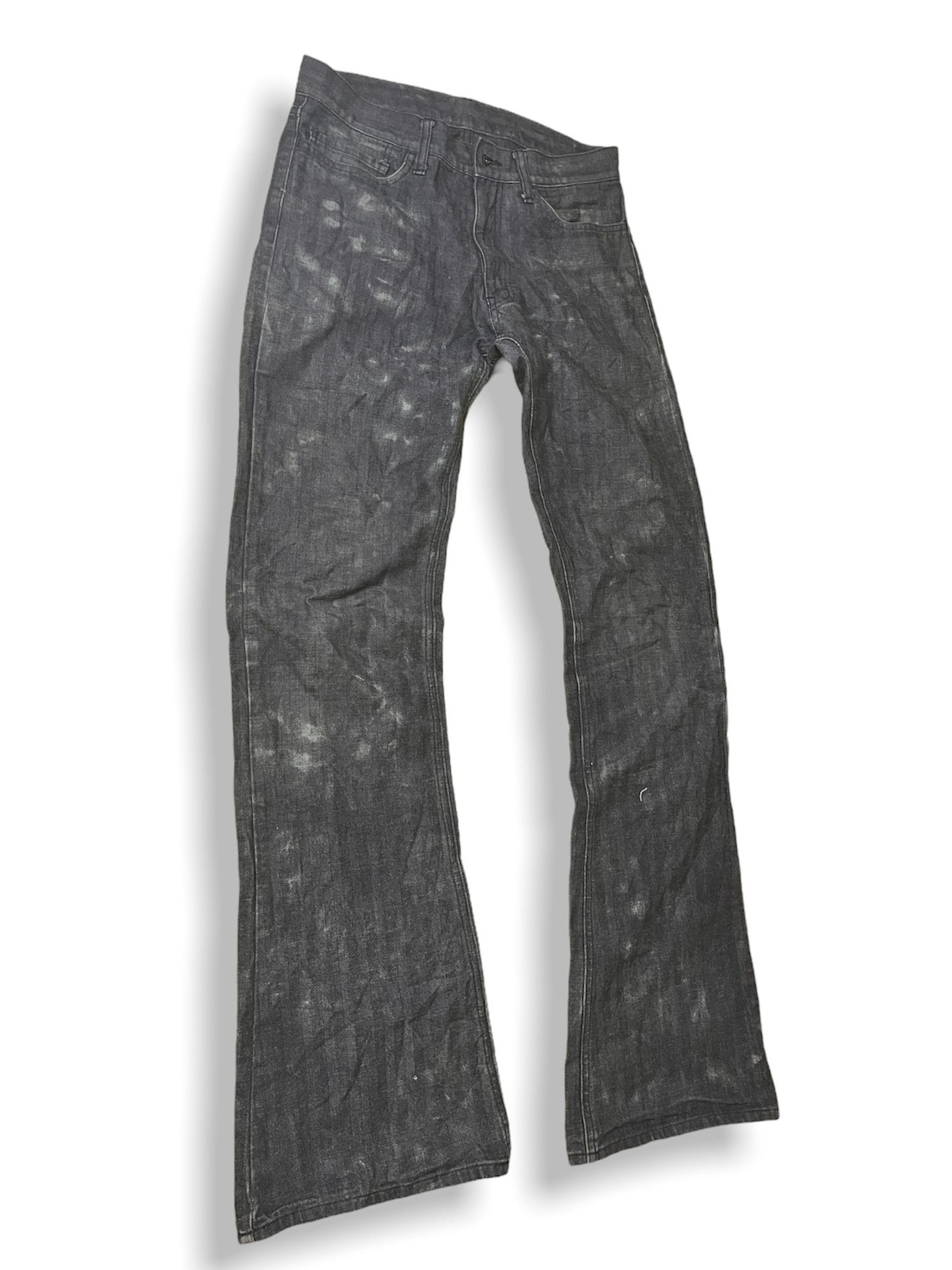 Japanese Brand - Distressed EDGE RUPERT Flare Denim Jeans HISTERIC STYLE - 4