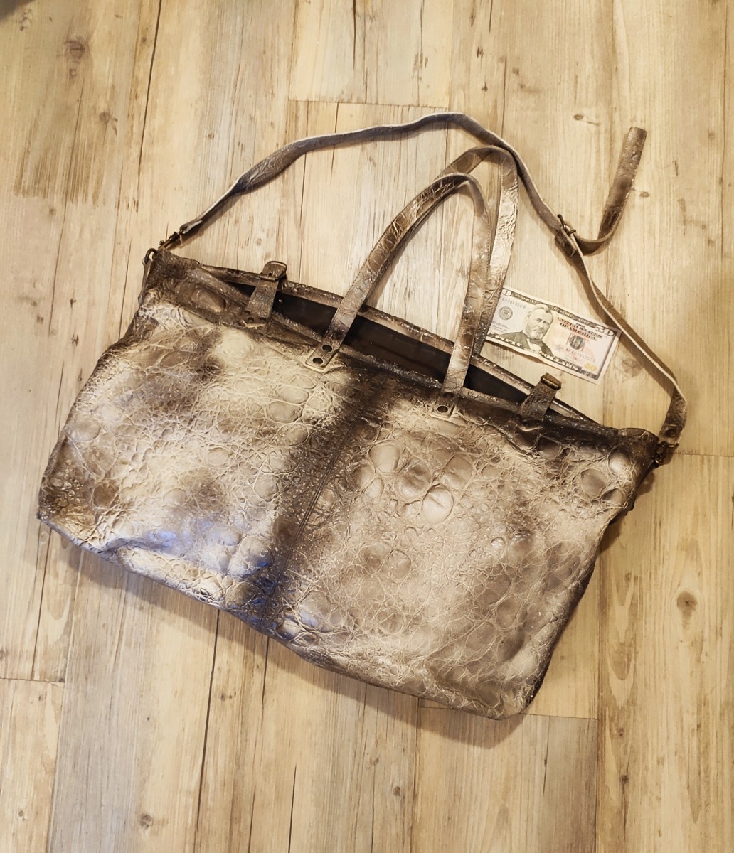 Gianni Barbato - Exotic leather travel bag.Like Gucci or Saint Laurent. - 3