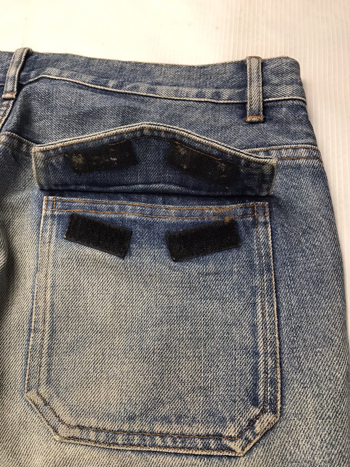 Rare!! A.P.C patch pocket distressed denim Made in Japan - 15