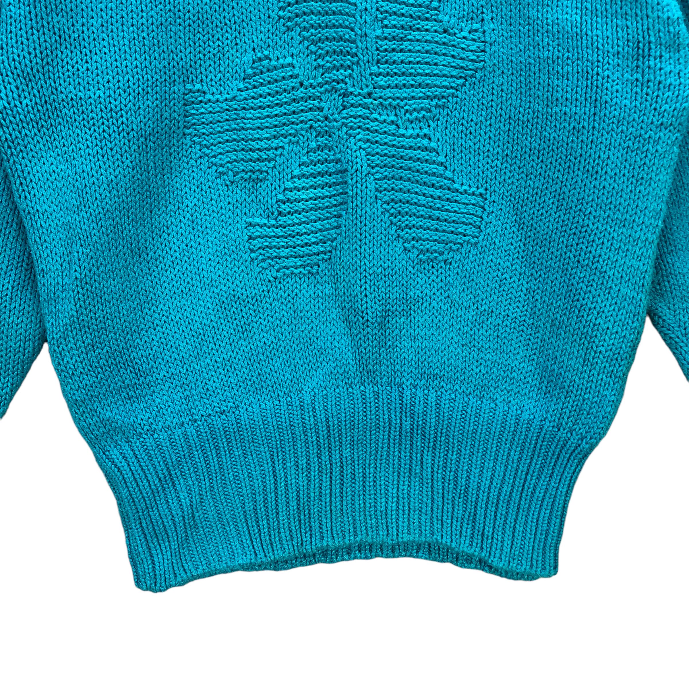80's GUCCI CABLE KNIT SWEATER #6993-104 - 4