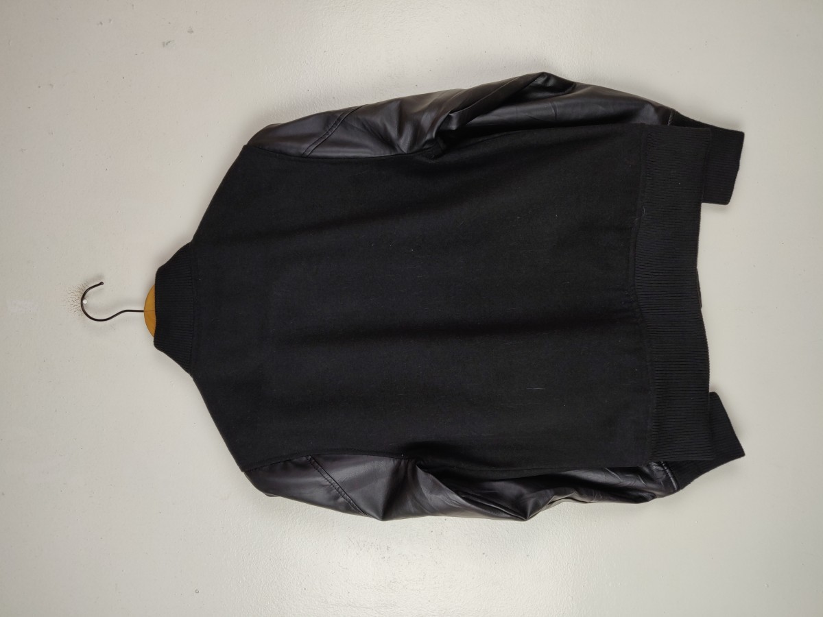 Bomber Jacket - Zip Five Japan Plain Bomber Streetwear - 7