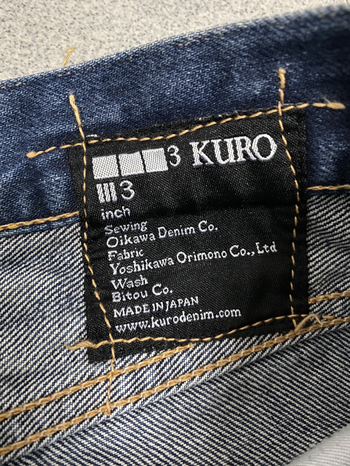 Other Designers Vintage - Vintage Kuro Denim Selvedge Distressed