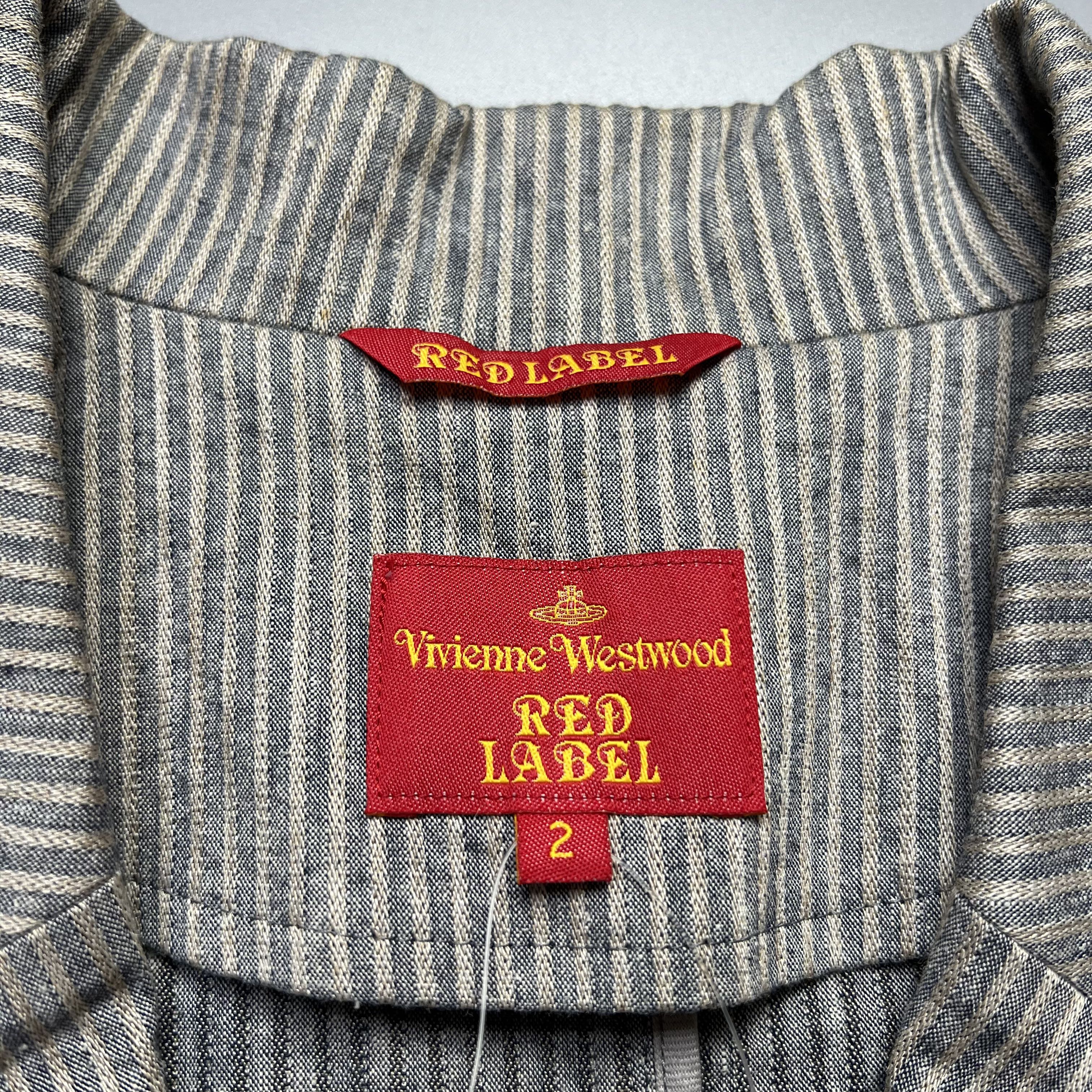 Vivienne Westwood Red Label - Belted overall stripe - blazer/coat - 7