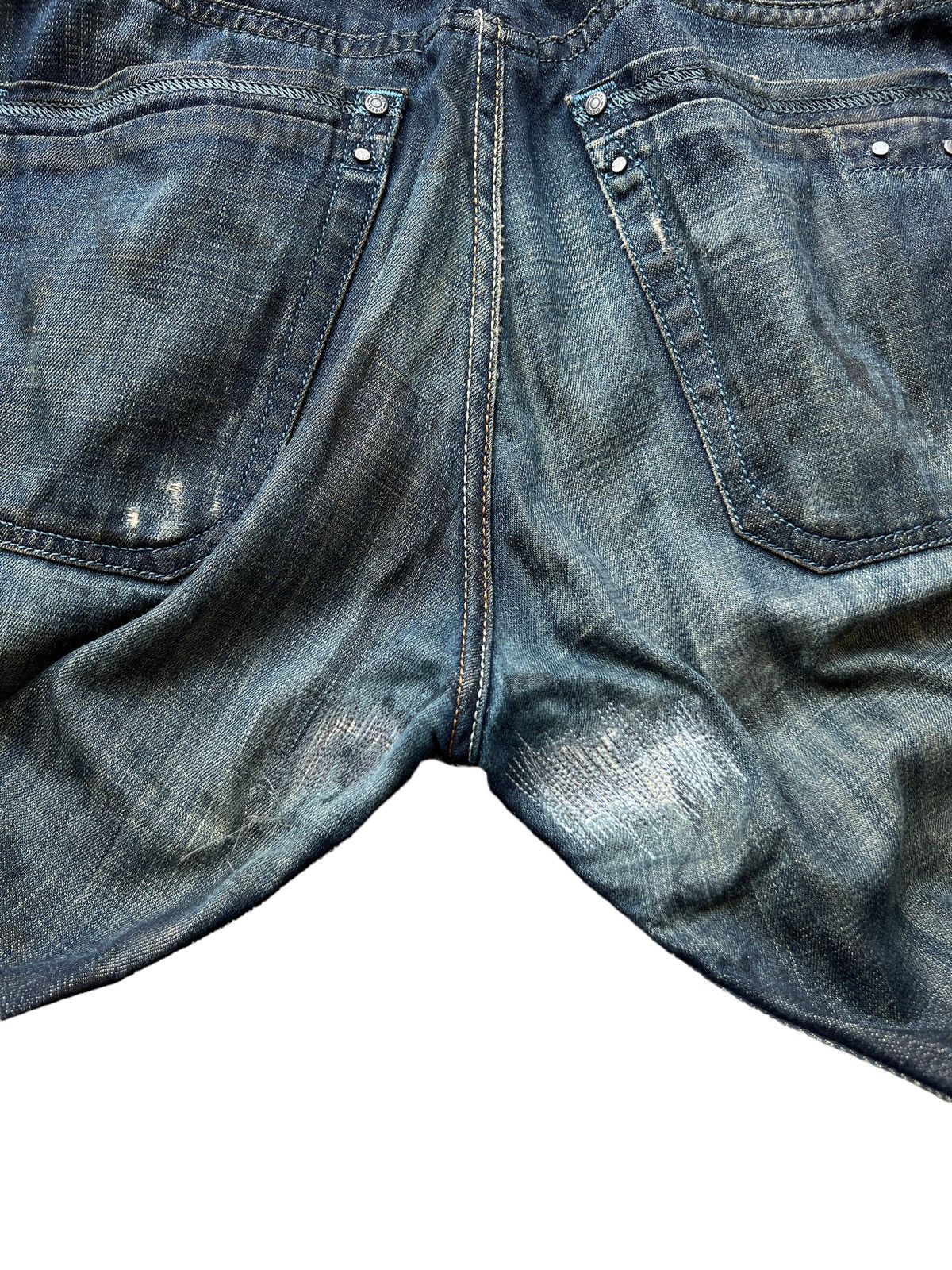 Vintage Diesel Industry Distressed Denim Jeans 34x30 - 8