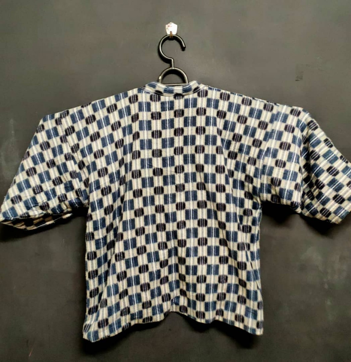 Flannel - Checkered Fleece Kimono Hanten - 2