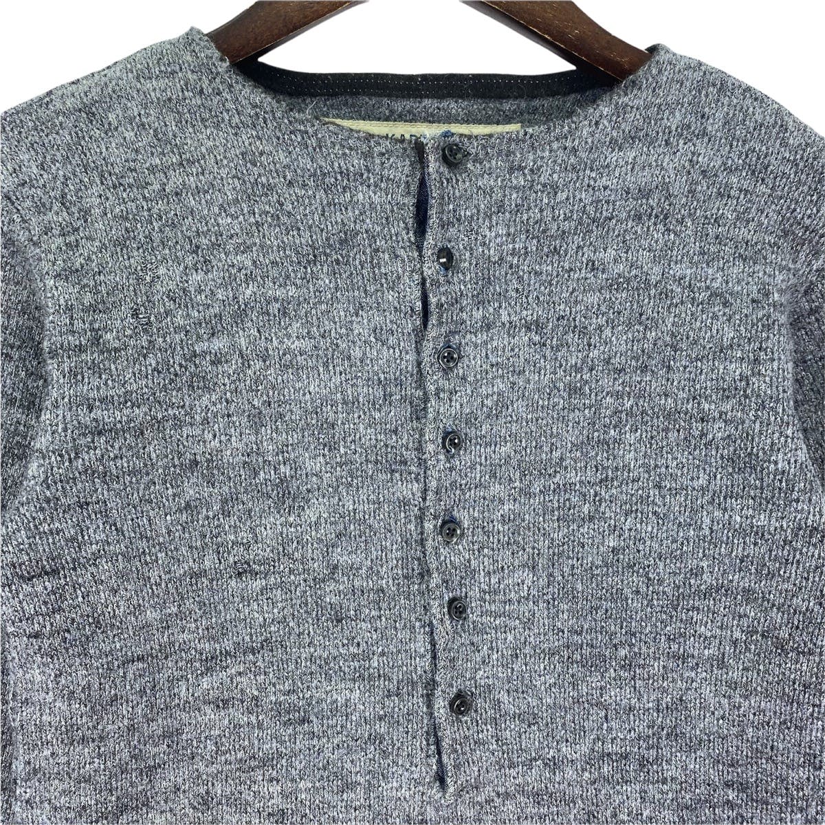 Kapital Hirata Half Buttoned Wool Long Sleeve - 4