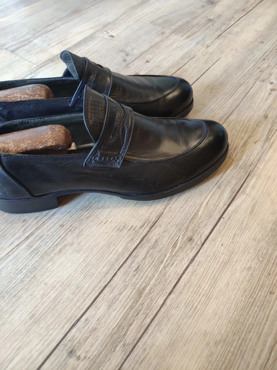Rocco P. - Black calfskin loafers.Like Gucci or Berluti - 3