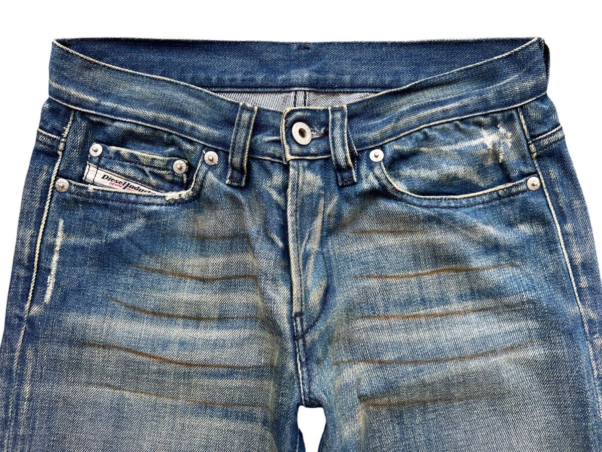 💥💥🔥 Vintage Diesel Rusty Wideleg Flare Denim Jeans 28x32 - 8
