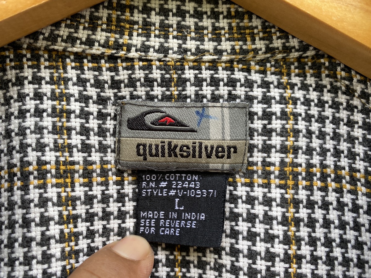 Vintage - Vintage 90s Quiksilver Cotton Australia Flannel Button Up - 8