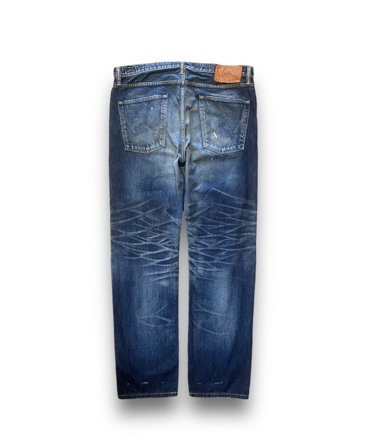 EDWIN Rebel Model 053RV Made IN Japan With Rips Cotton Jeans - 7