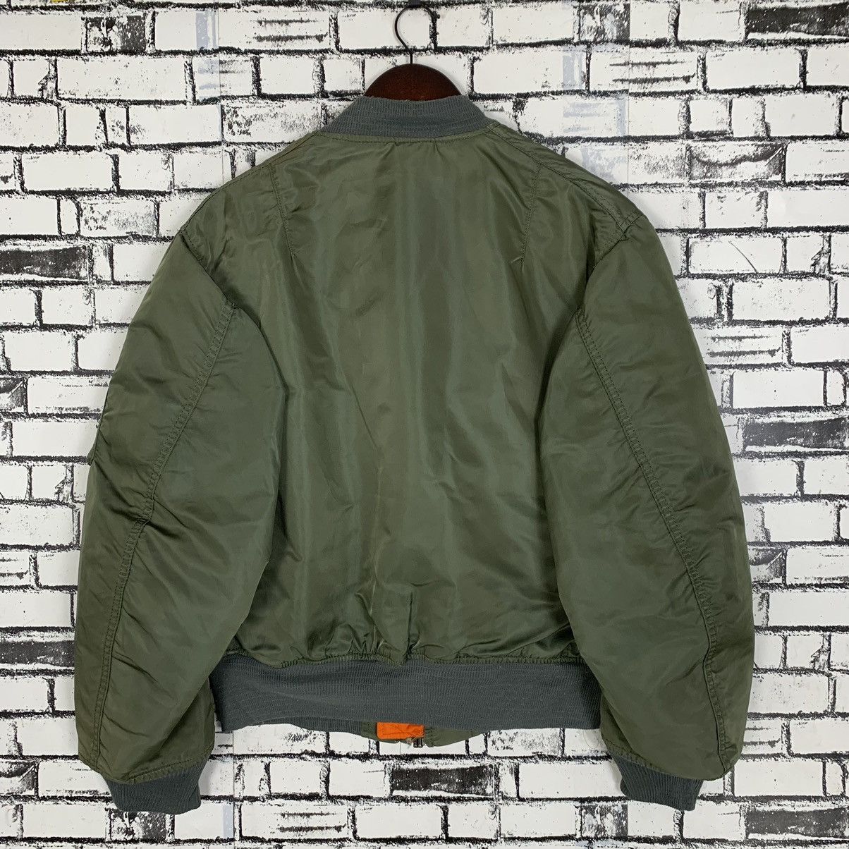 Alpha Industries American Military Bomber Flight Jacket - 9