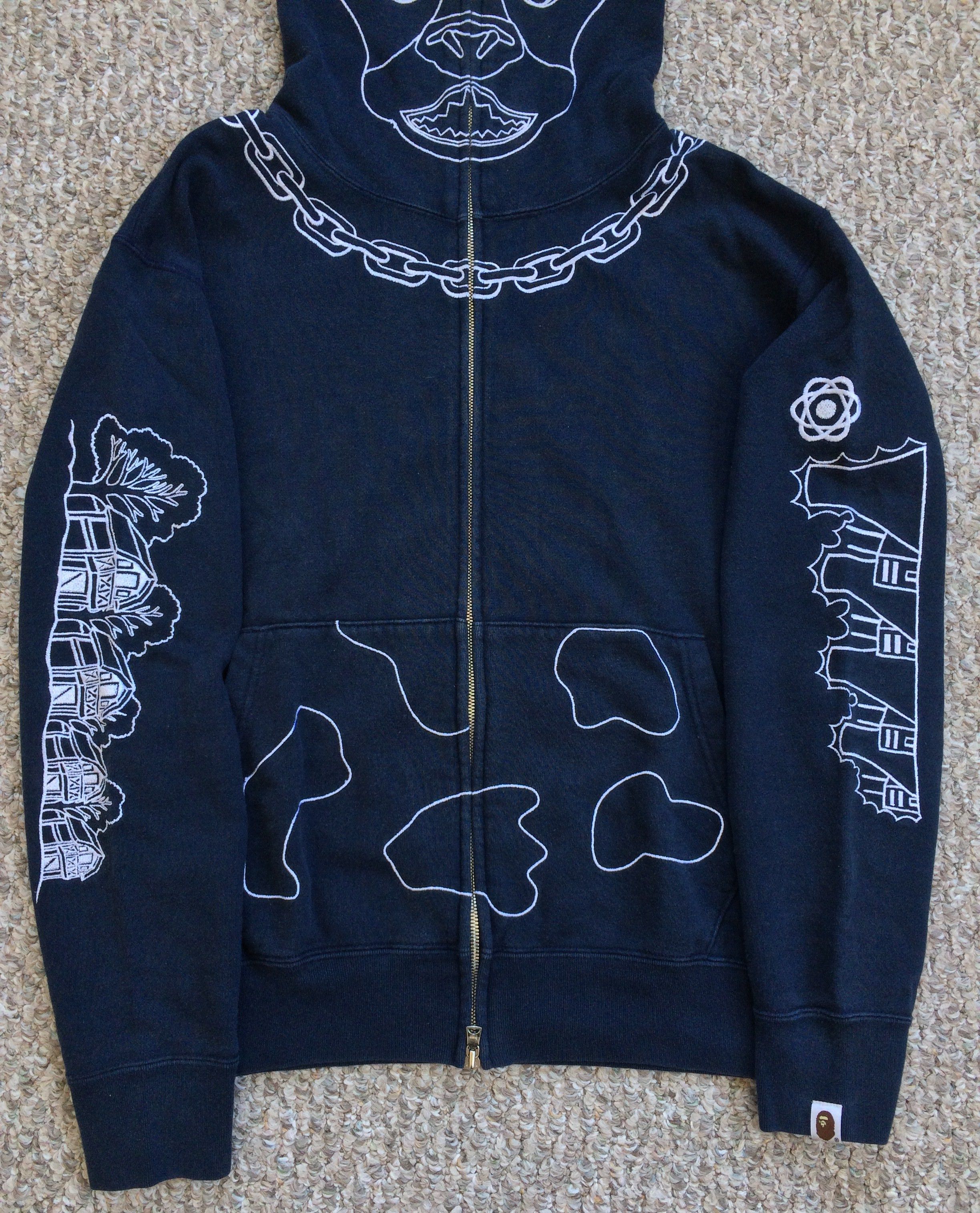 OG Bape Aoyama Royal Cow Full Zip Hoodie - 2