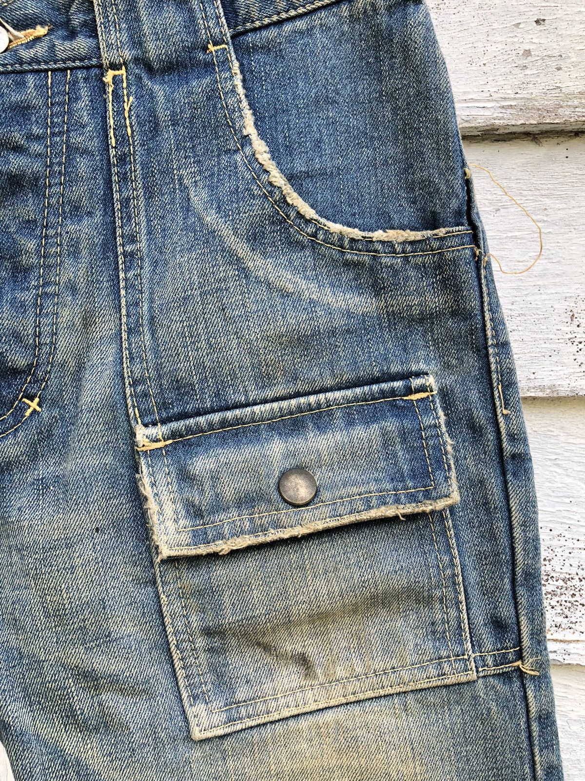 💯Felir💯Discovered Distressed Bush Pocket Pant Jean - 5