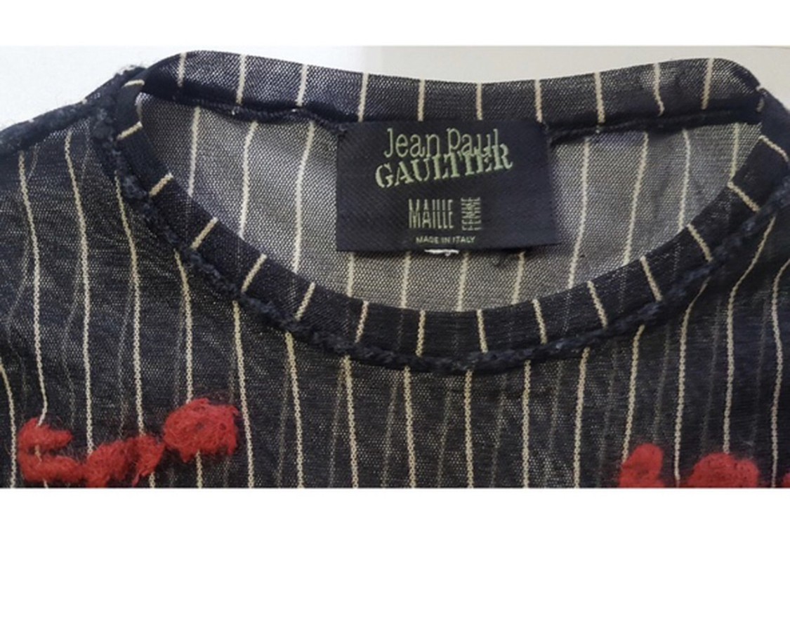 Written wool scripture mesh top - 3