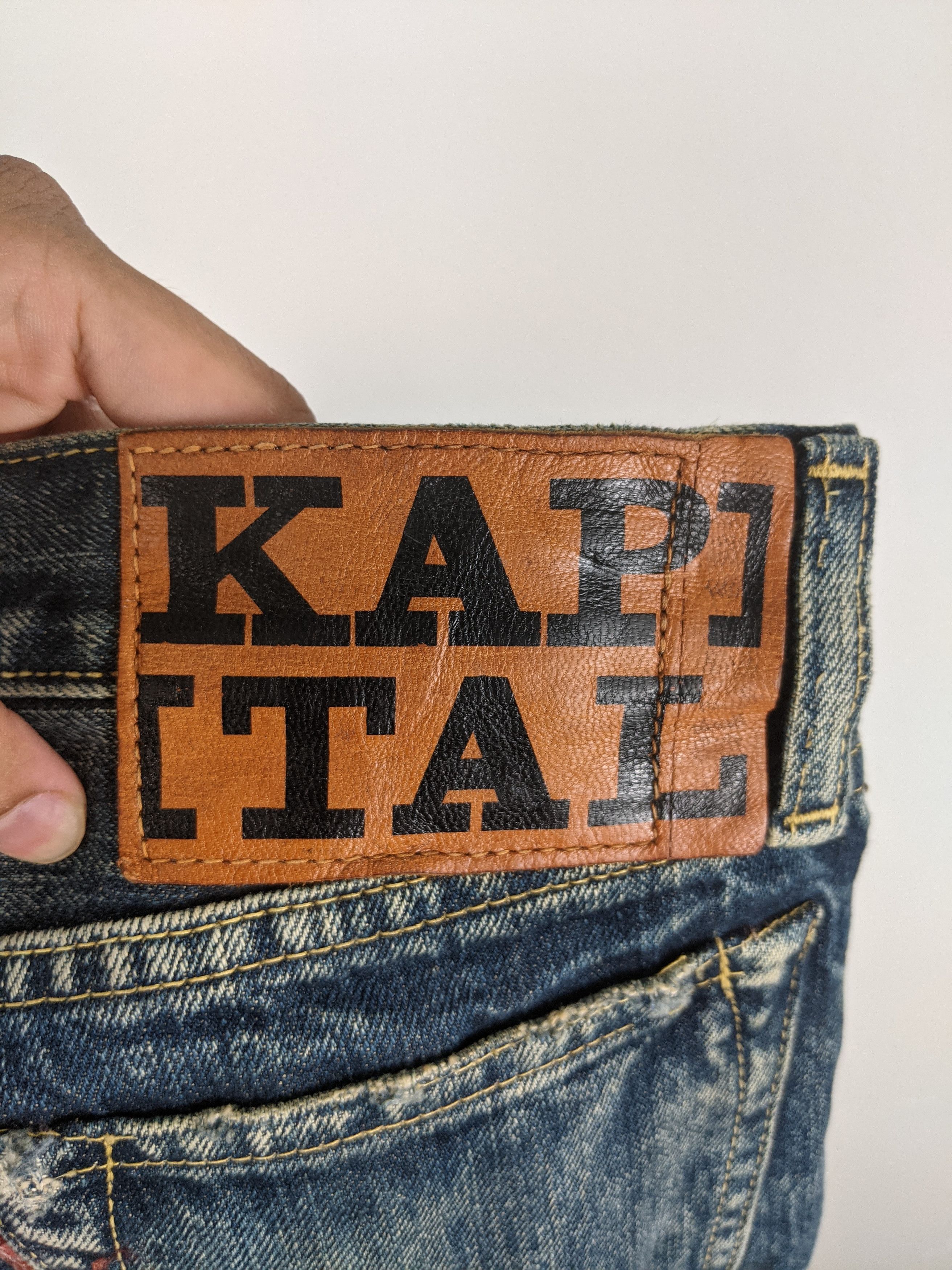 Kapital Distress Patchwork Japan Jeans - 7