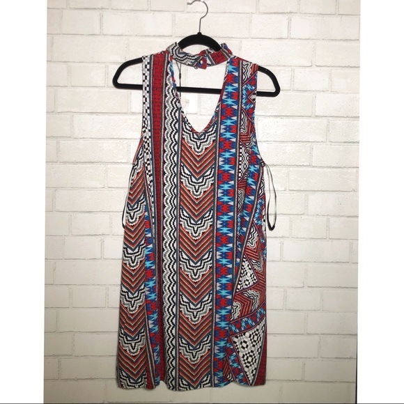 MinkPink Aztec Island Geometric Swing Dress - 7