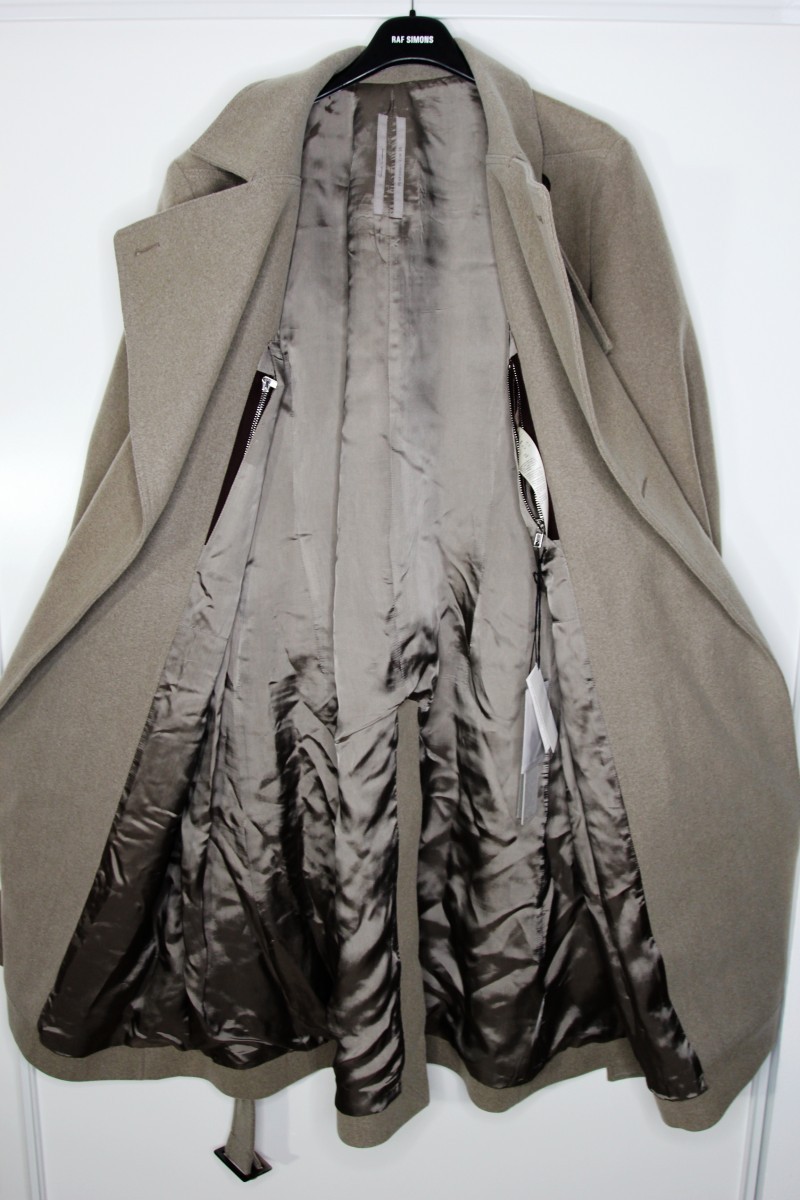 BNWT AW20 RICK OWENS "PERFORMA" MOODY COAT 54 - 11