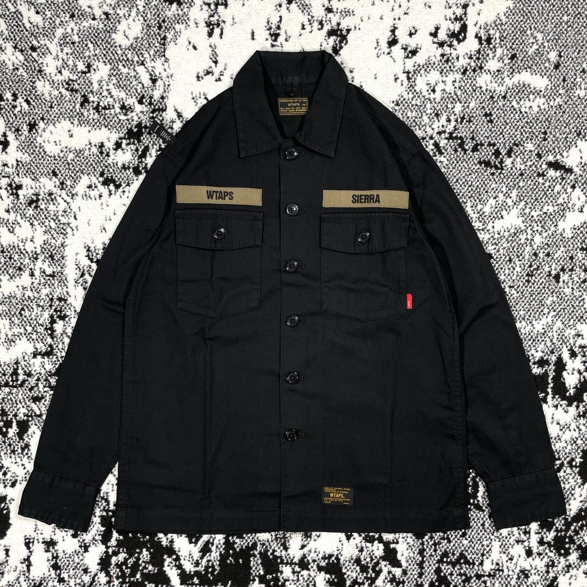 WTAPS BUDS LS SHIRT COPO SERGE 2016 - SIERRA