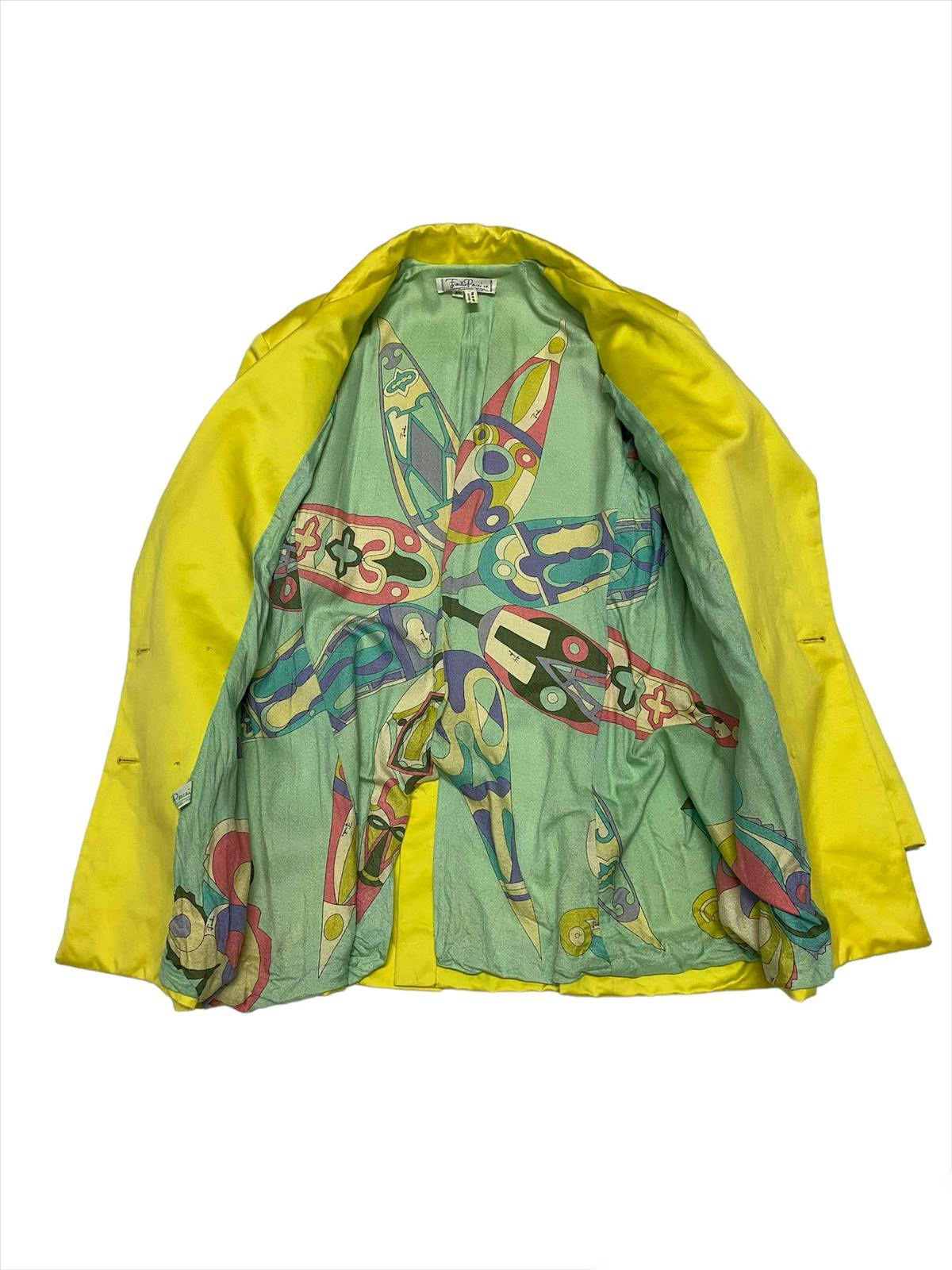 Vintage Emilio Pucci Silk Women Blazer Jacket - 2