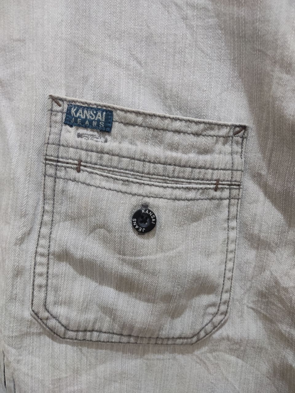 Vintage Kansai Jeans by Kansai Yamamoto Denim Zipper Jacket - 7