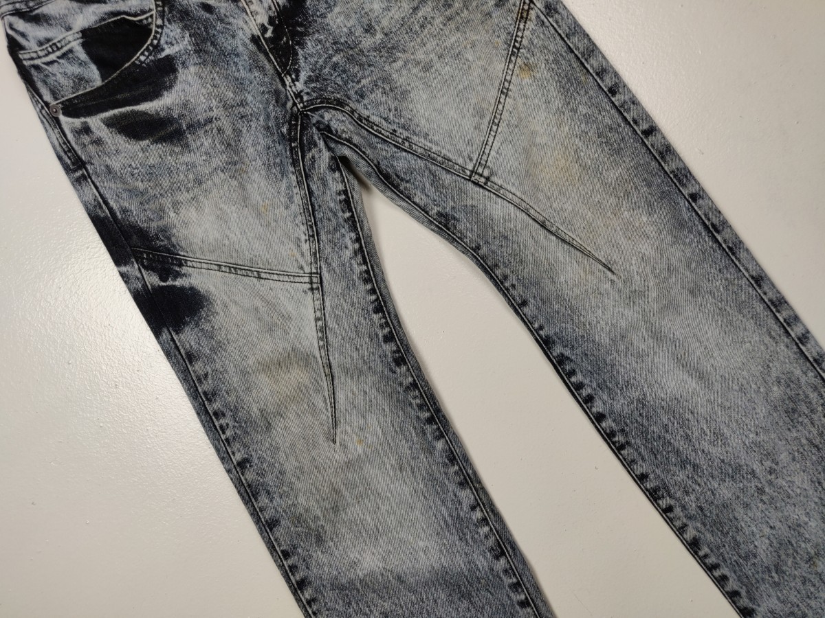 Japanese Brand - Rattletrap Japan Tie Dyed Denim Jeans Pant Trousers - 4