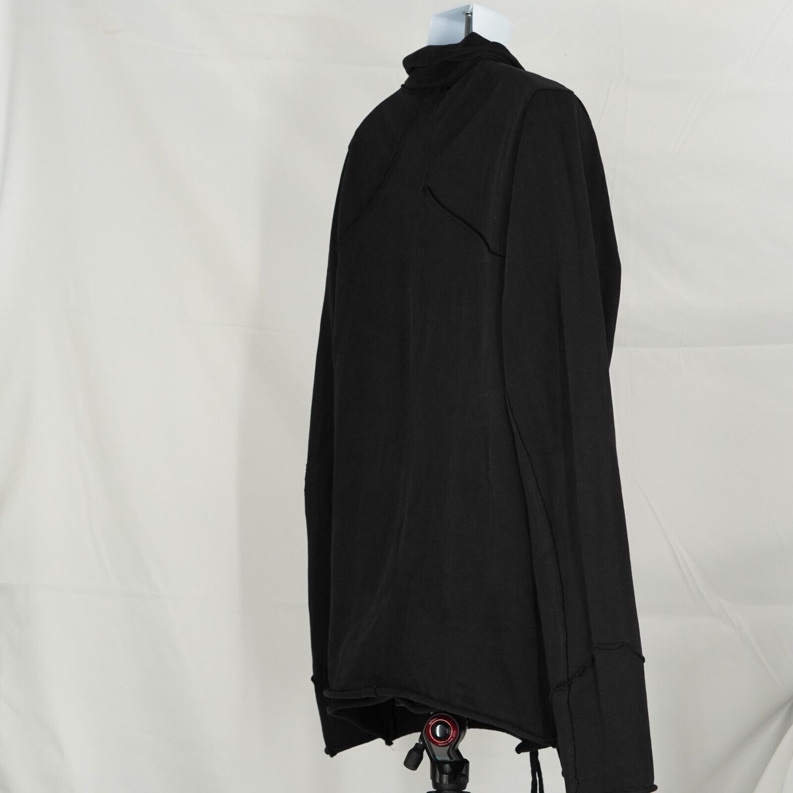 Thom Krom - Thom Krom Casual Black Zip Jacket Raw Zipper Style - 7