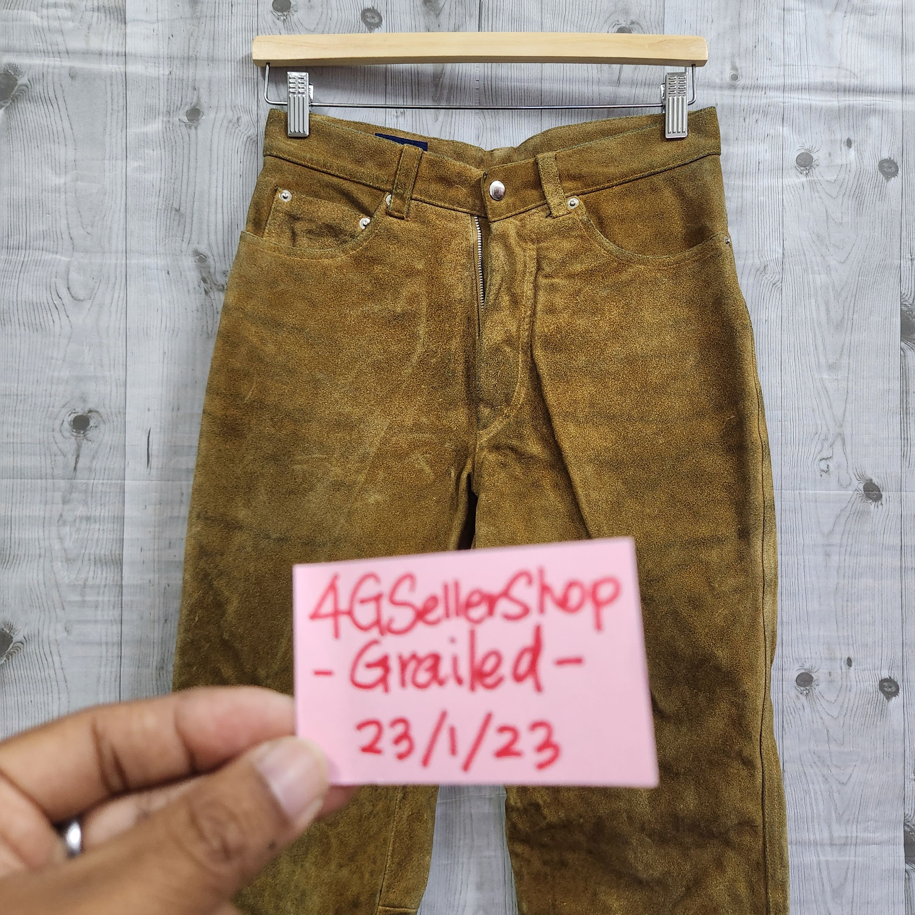 Vintage Beams Genuine Leather Pants - 17