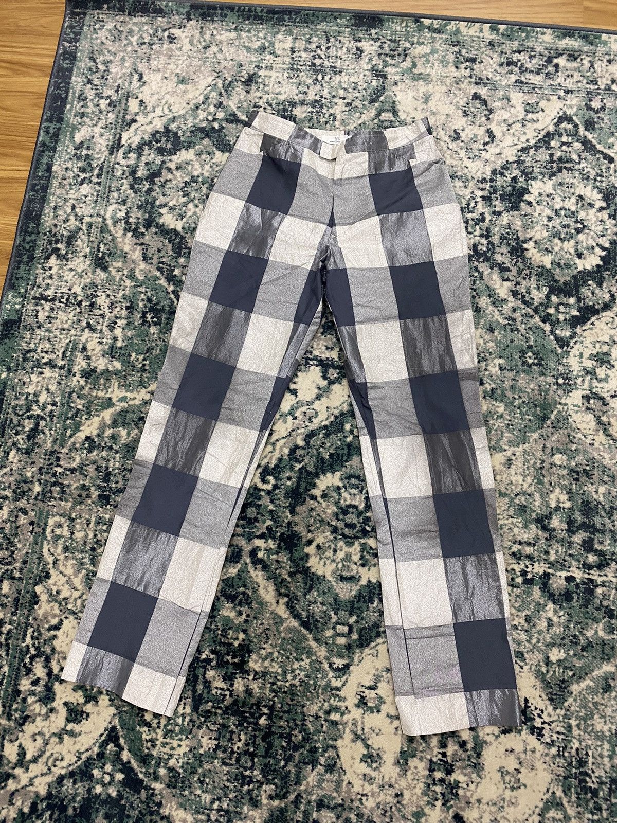 Y’s Yohji Yamamoto Plaid Checkered Pant - 3