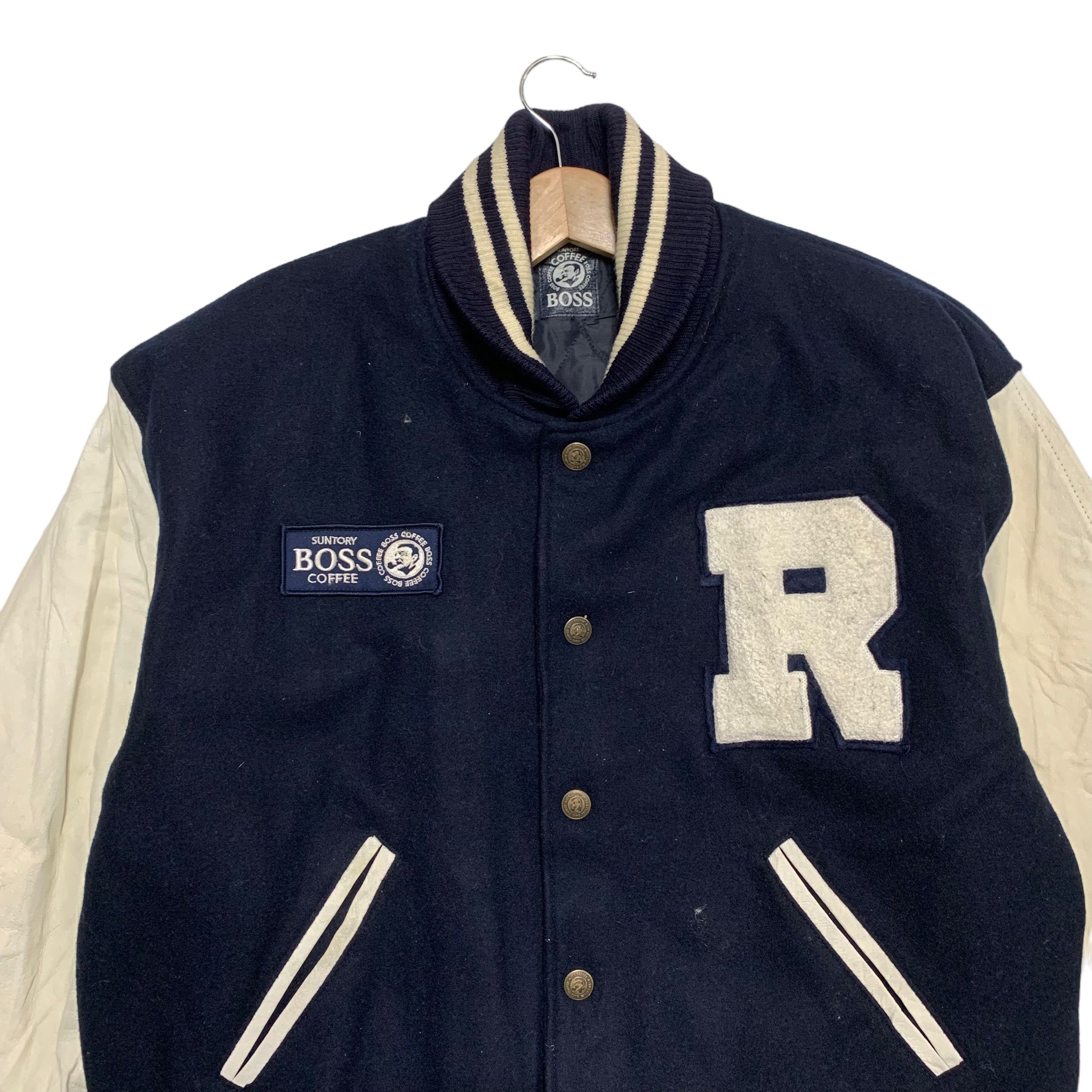 Vintage Suntory Boss Coffee Varsity Jacket - 5