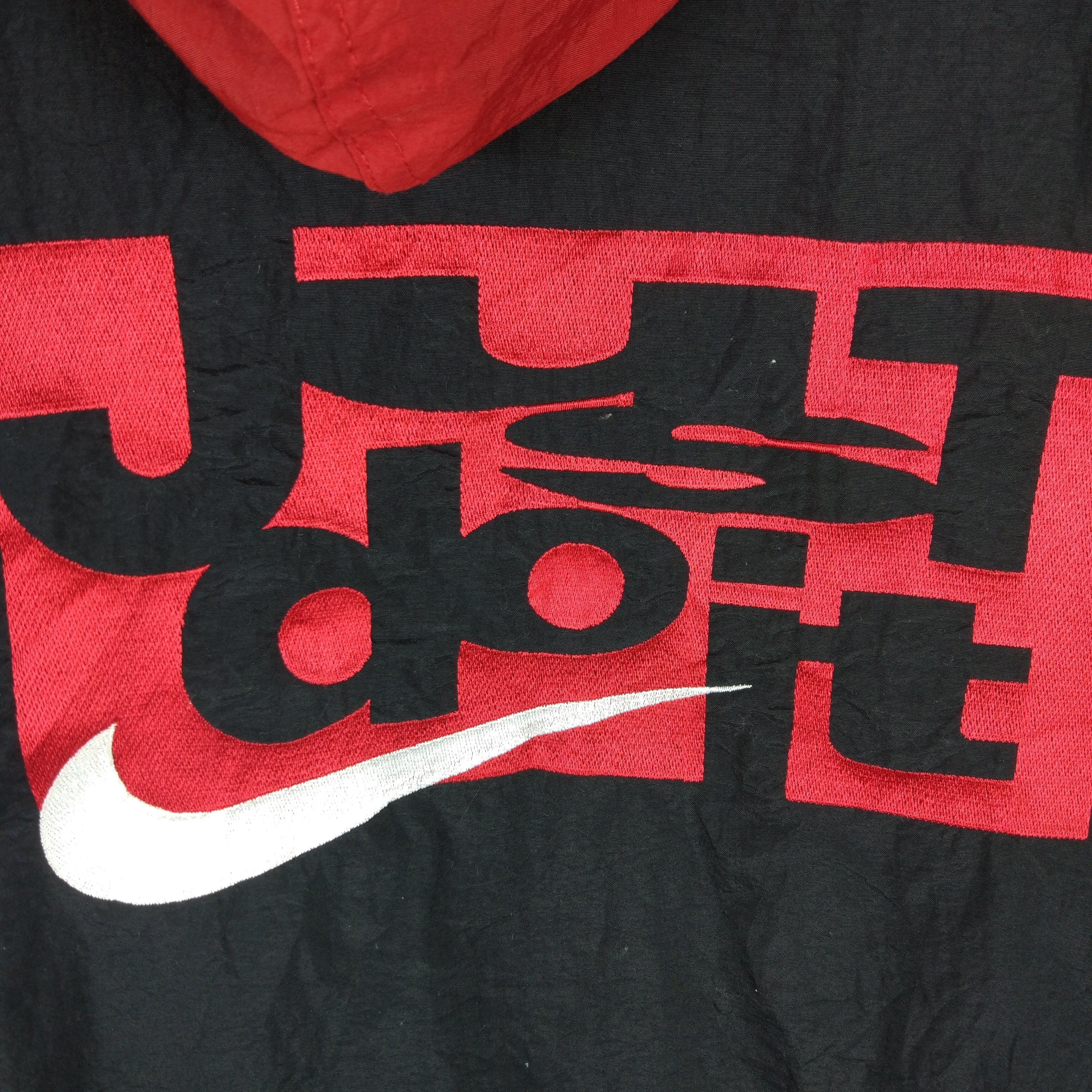 Nike Just Do It Big Logo Embroidered Zip Up Jacket - 6