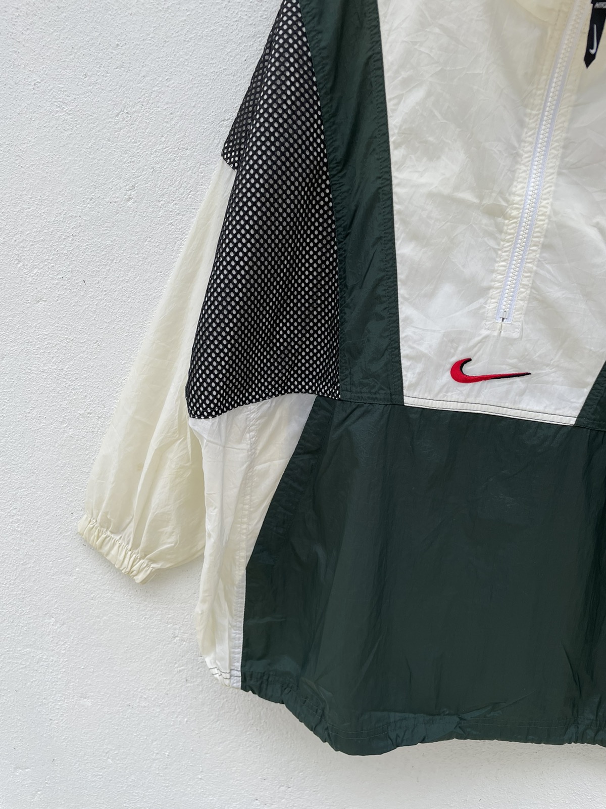 Vintage 90s Nike Swoosh Big Logo Windbreaker Jacket - 4