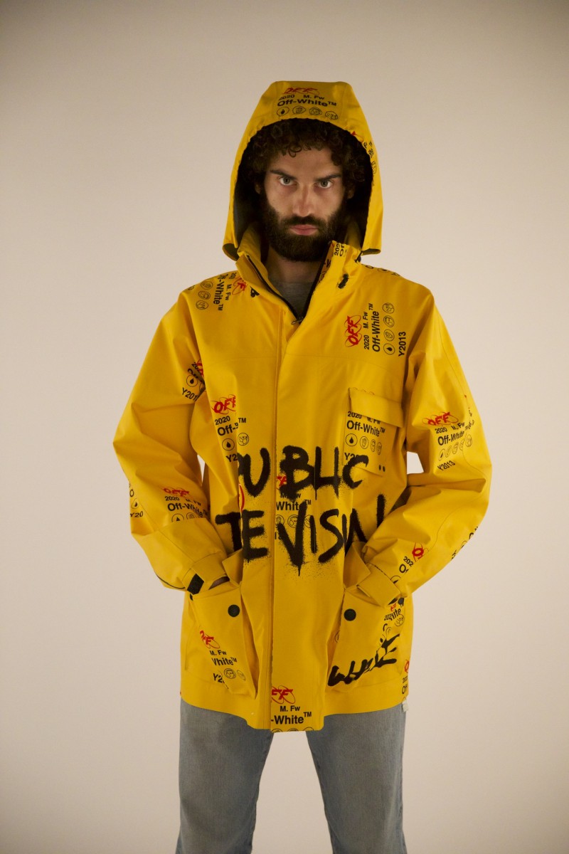 GORE-TEX YELLOW SKI JACKET GRAFFITI - 2