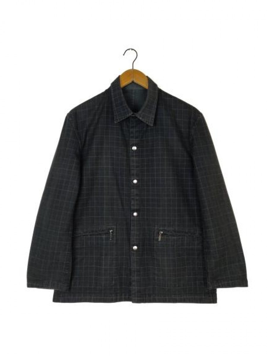Chaps - CRL Checkered Plaid Tartan Light Outerwear Jacket - 1