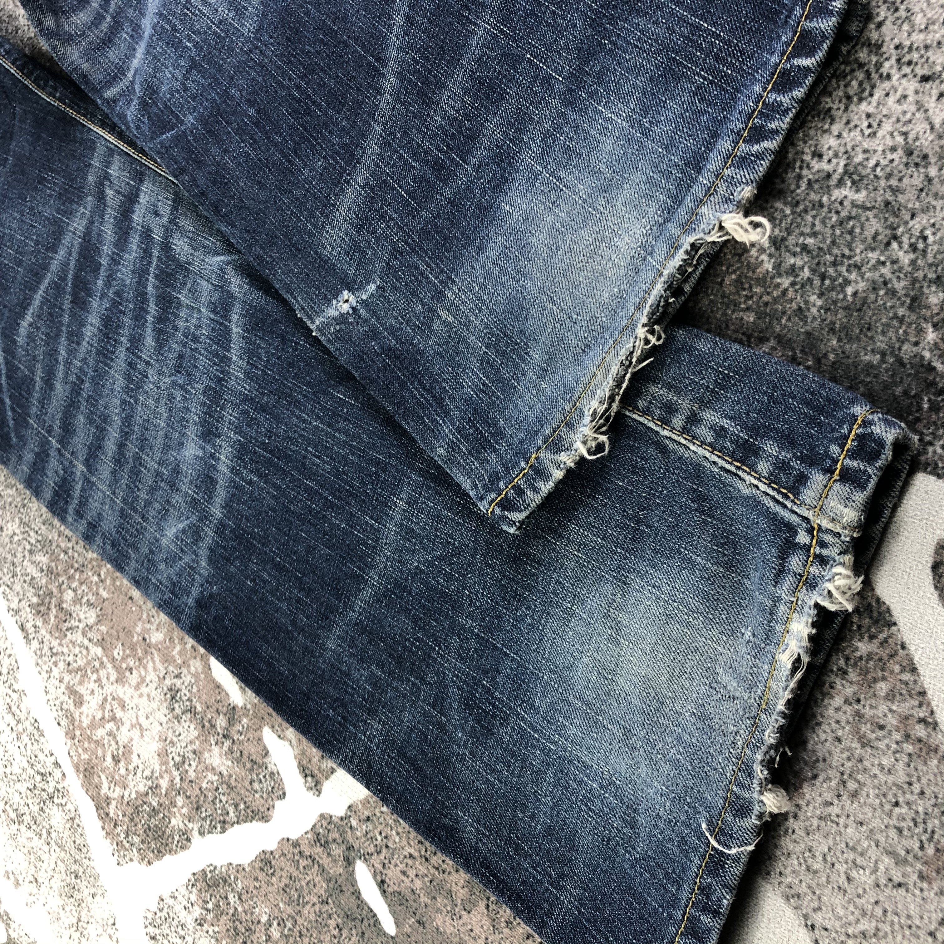 Edwin - Vintage Edwin Selvedge Jeans Faded Blue Denim KJ2287 - 4