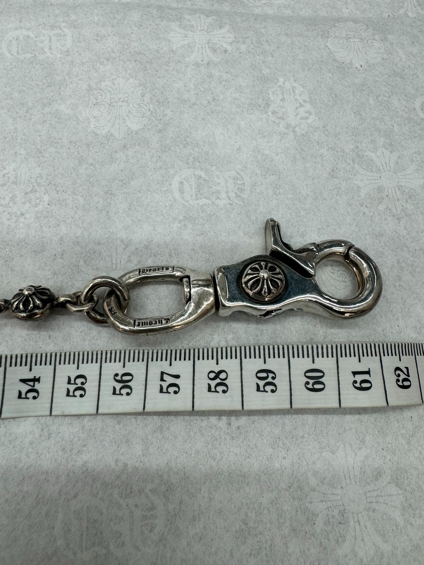 Chrome Hearts single lobster buckle multi-element small ball 26-section trouser chain - 4