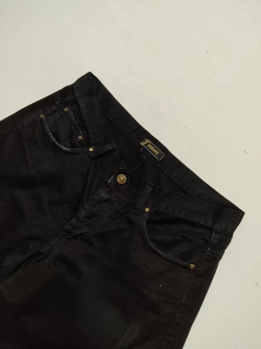 Sashiko Distressed Worn Out Casual Pants - 2