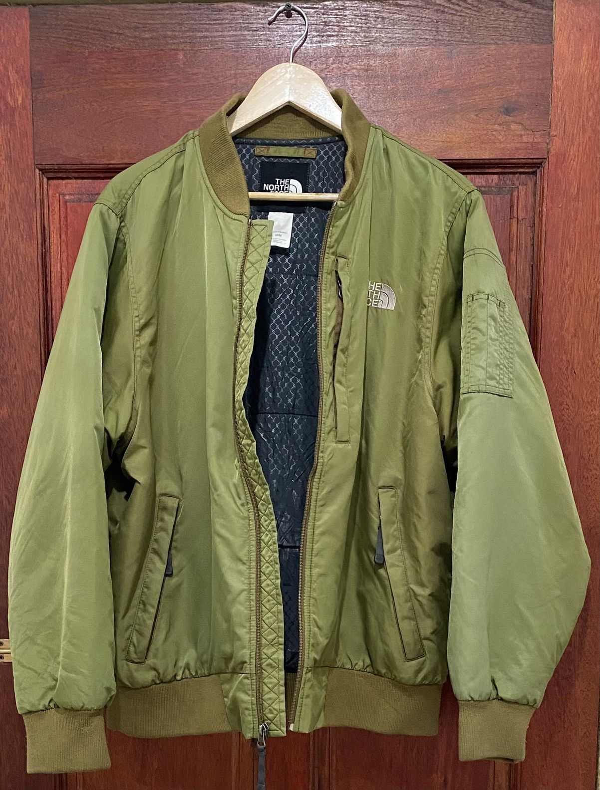 The North Face Ma-1 Jacket Design Military Olive Green - 3