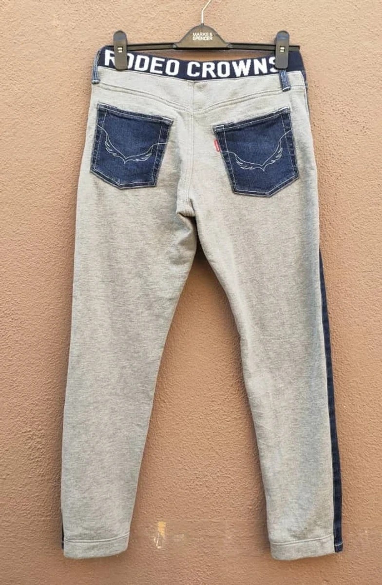 Rodeo - Crown Half Denim, Half Sweatpant - 2