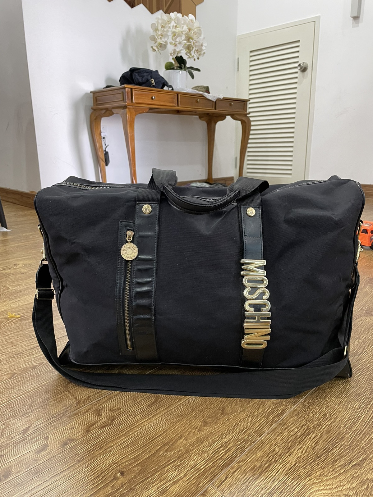 Authentic Moschino Duffle Travel 60 Bag - 1