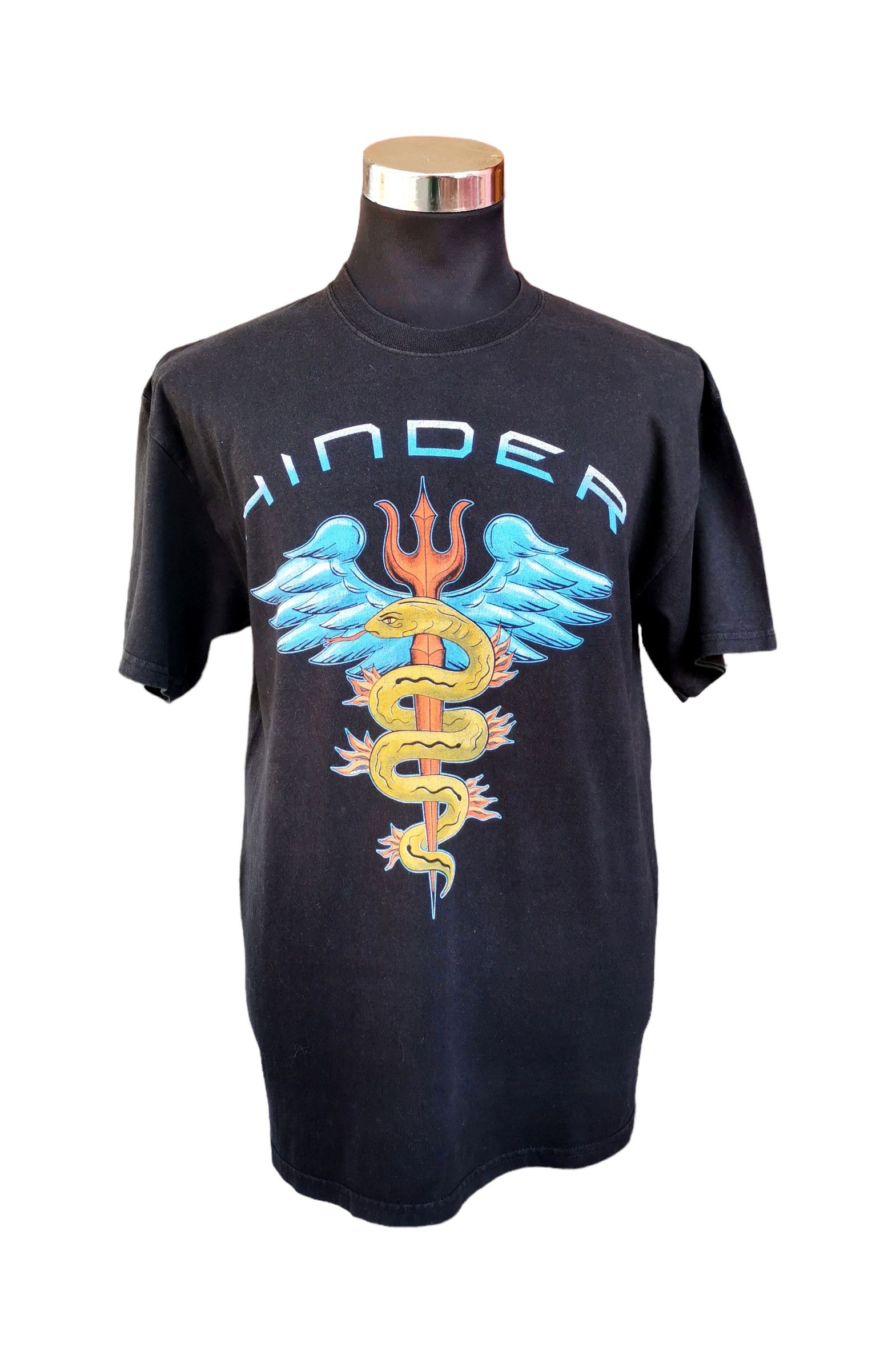 Vintage Hinder Rock Band Tshirt Lips Of Angel - 3