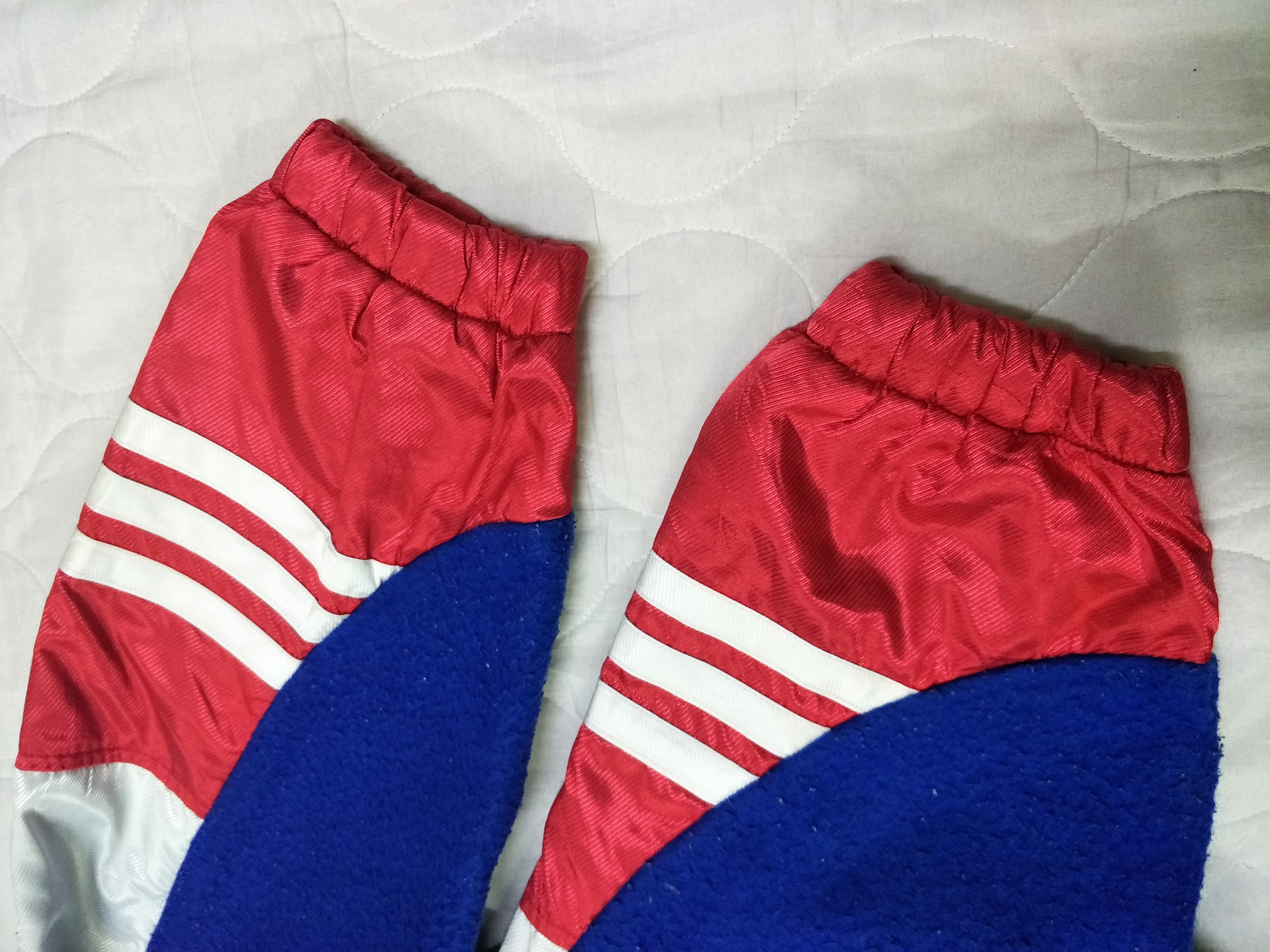 Vintage Adidas Fleece Jumper Colour Block - 7