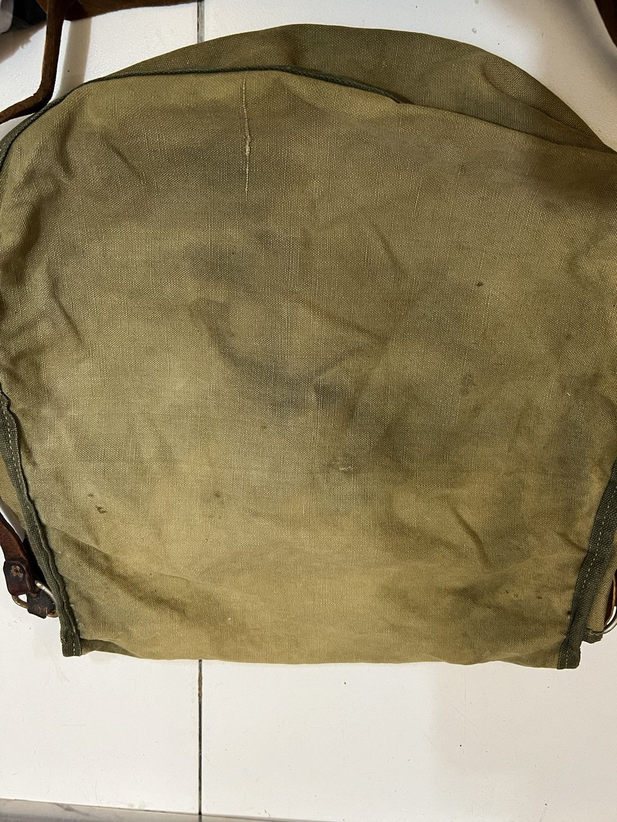 Vintage - WWI Official Sam Browne Haversack Massenger Bag - 4