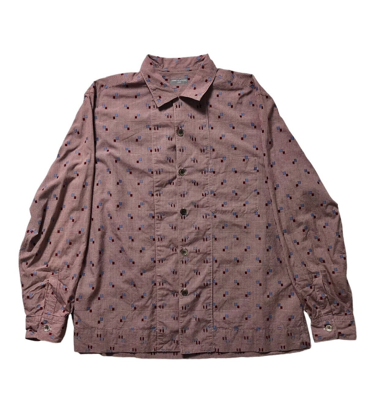 AW02 Comme Des Garcons Small Box Longsleeve Shirt - 1