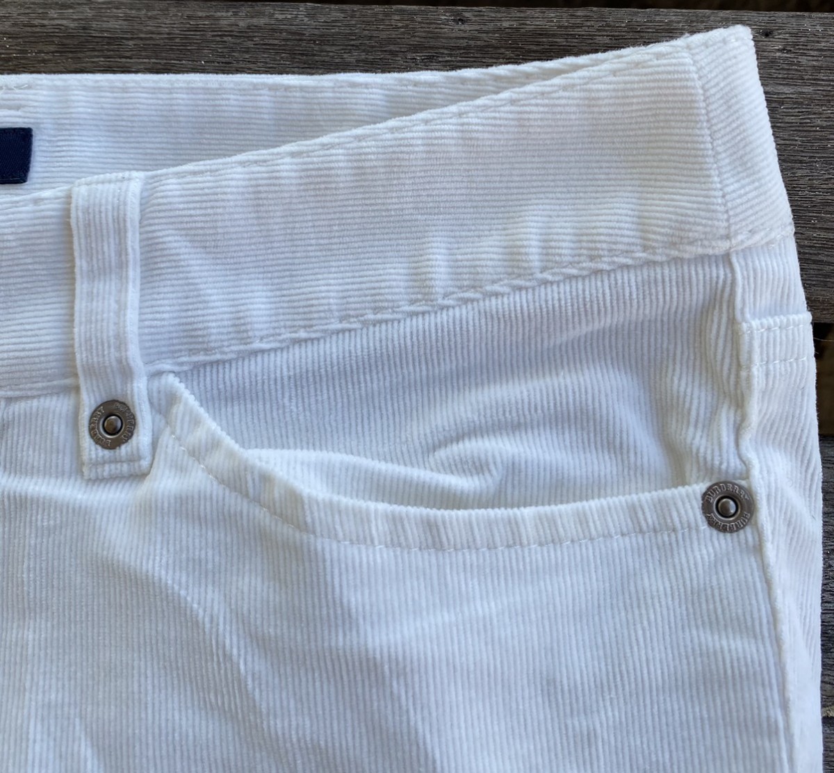 Burberry London Denim Corduroy Pants Made in Japan - 3