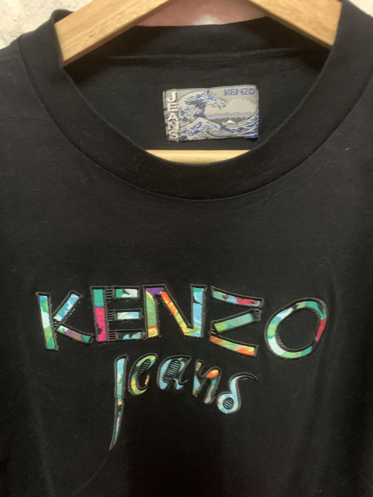 RARE!! Shirt KENZO Jeans Embroided - 4