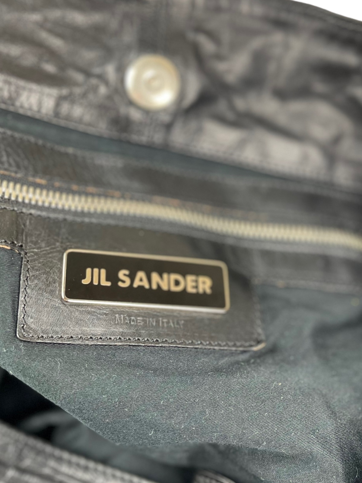 Jil Sander Hobo Leather Bag Bottom Woven - 14